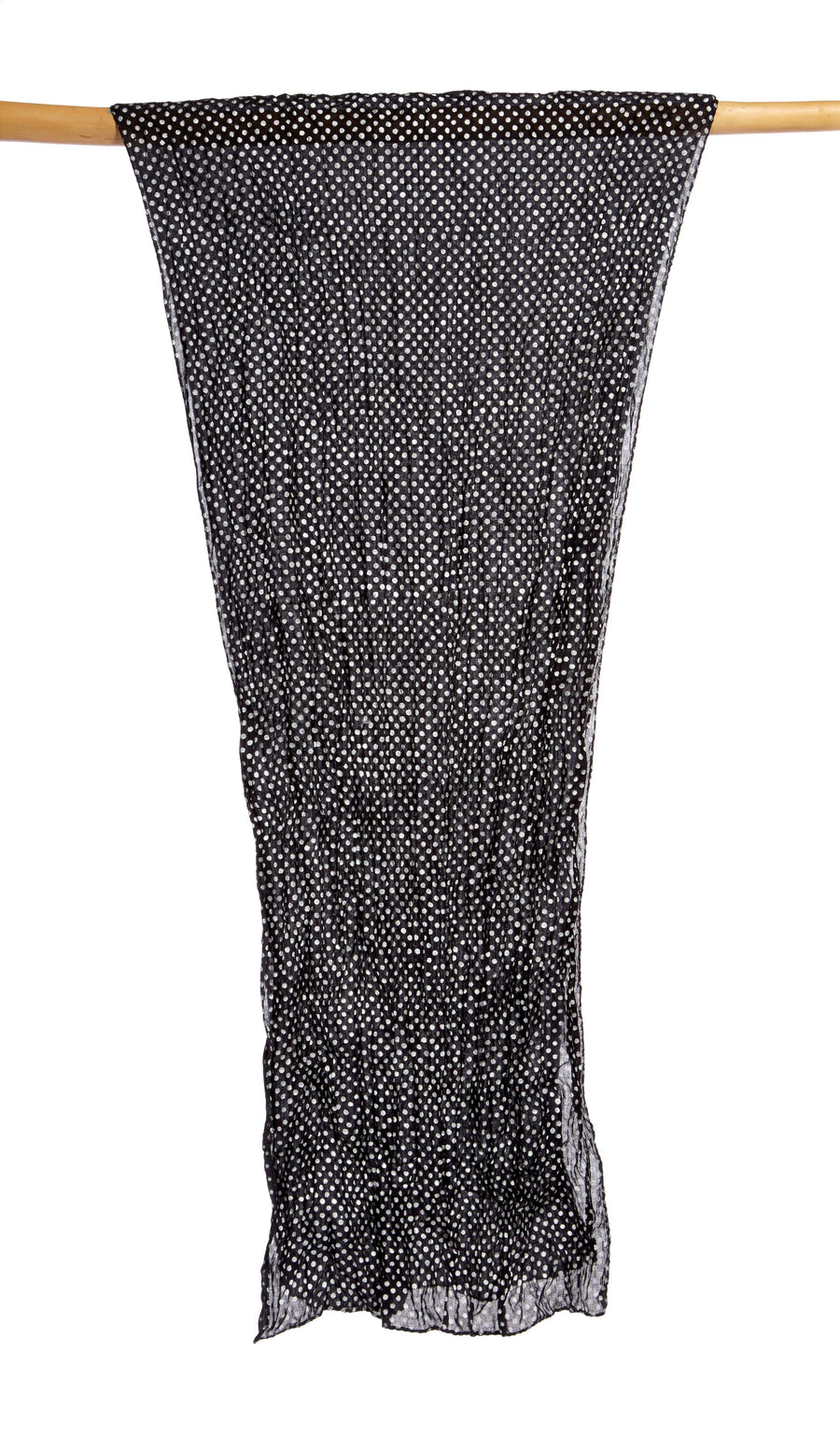 POLKA METALLIC- BLACK SILVER