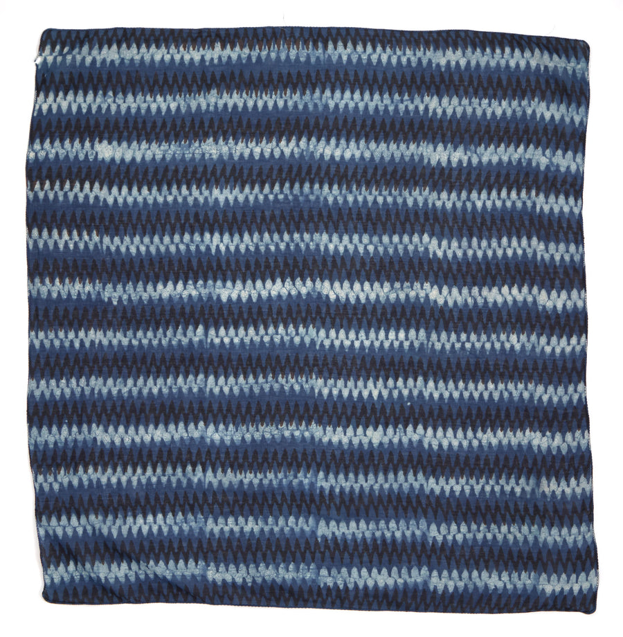 ✶ anasazi-indigo iron ✶ hand block printed bandana