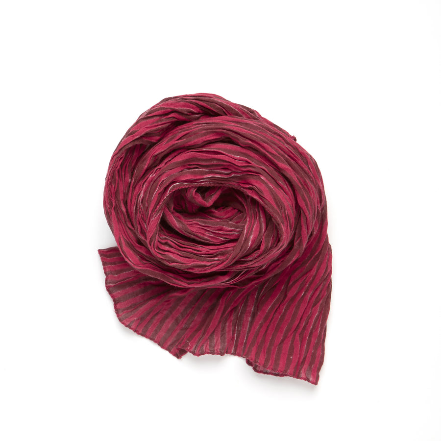 COTE SUD STRIPE-MAROON RED