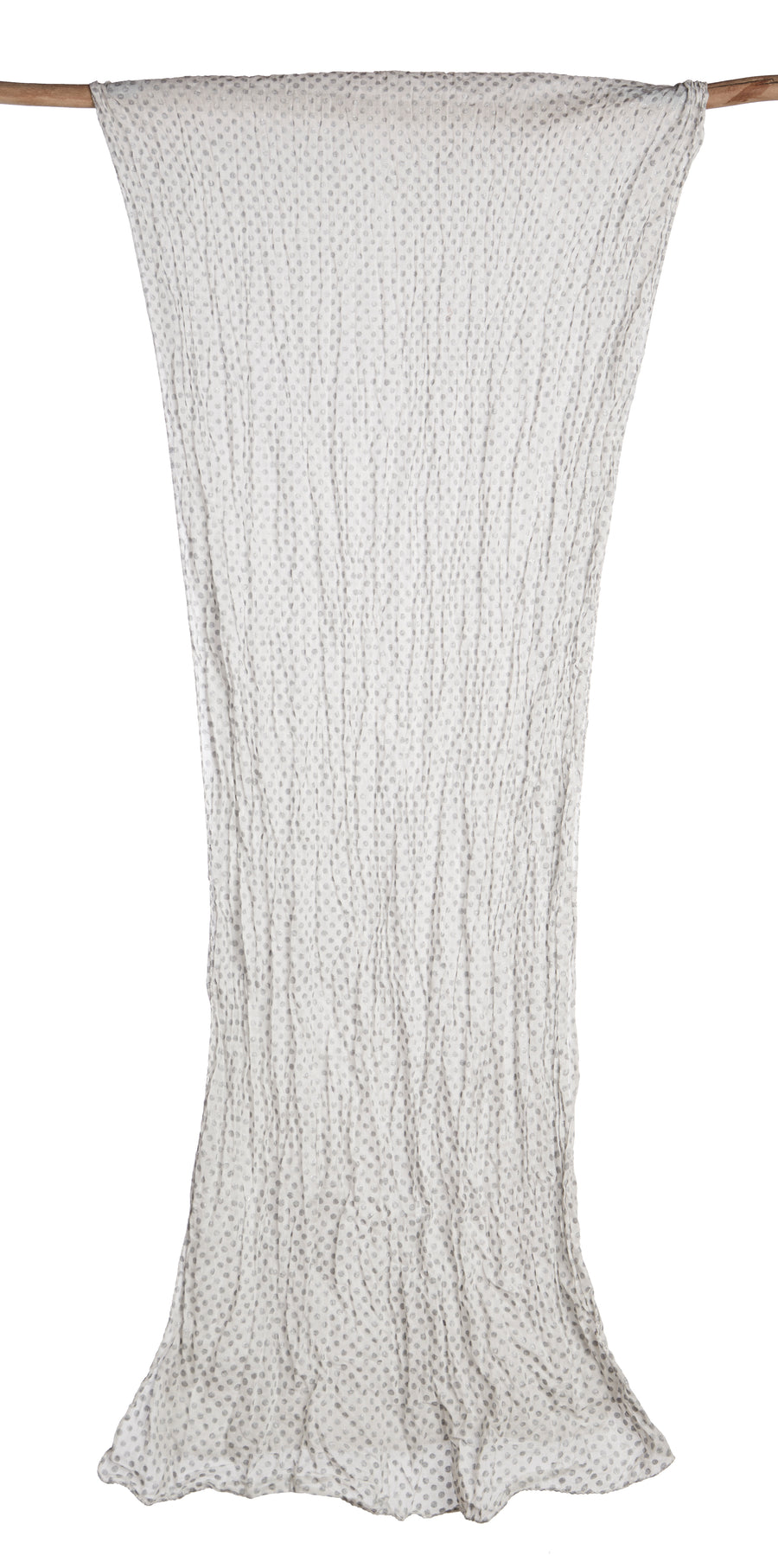 POLKA METALLIC-WHITE SILVER