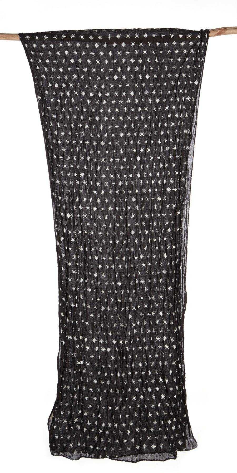 MOROCCO STARS-BLACK SILVER METALLIC