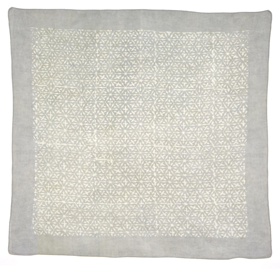 ✶ stellar-soft dove gray ✶ hand block printed bandana